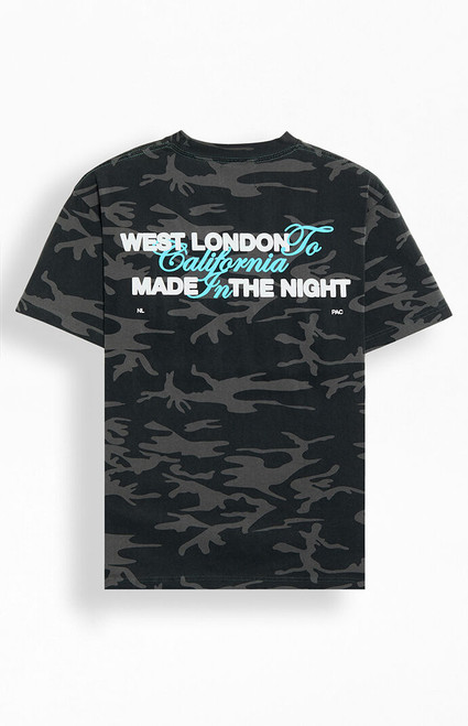 Nightlab Men's x Pacsun West London Camo T-Shirt - 0097522800121