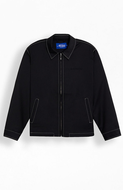 Awake NY Men's Lightweight Wool Harrington Jacket - 0202603440024