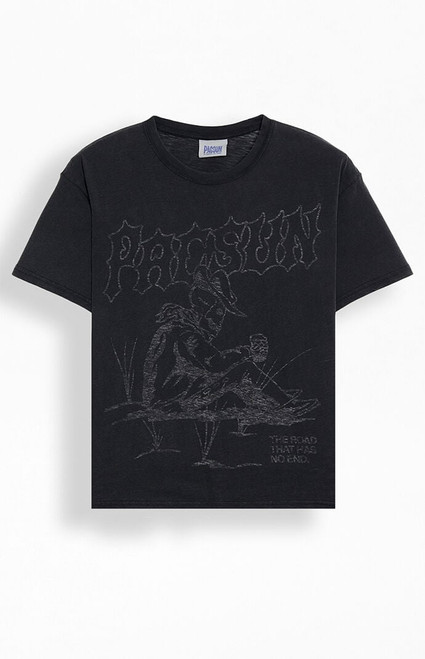 Pacsun Men's Road With No End Oversized T-Shirt - 0097603260923