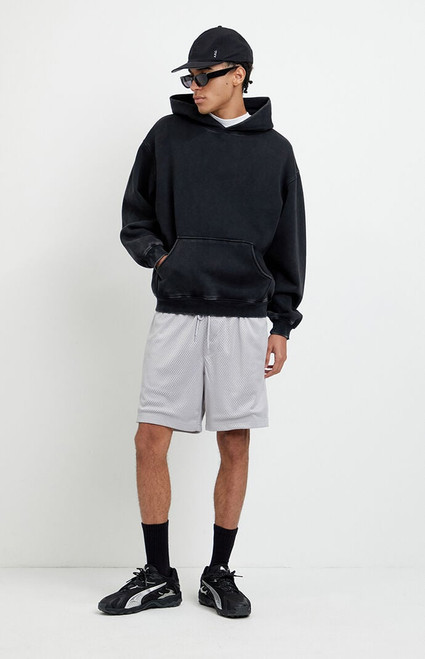 Pacsun Men's Gray Aaron Mesh Volley Shorts - 0170611140015