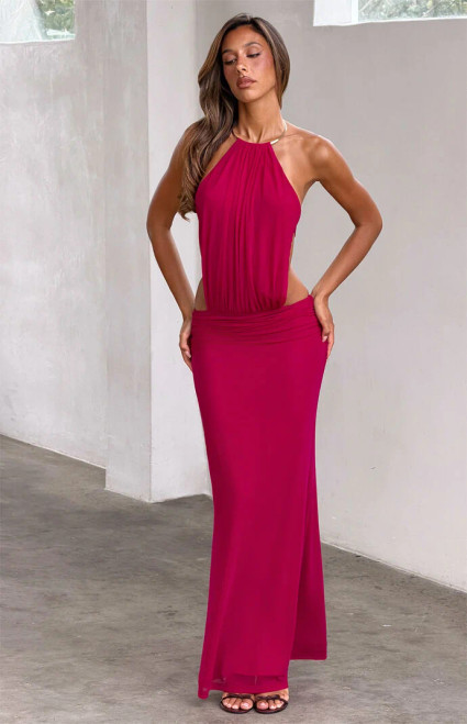 Tiger Mist Women's Evanna Halter Maxi Dress - 0870611390033