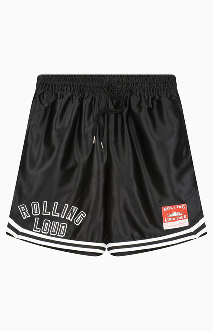 Rolling Loud Men's Loud Forever Satin Shorts - 0237611900001