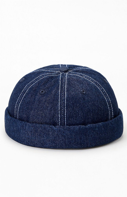 Pacsun Men's Denim Docker Cap - 0640611890001