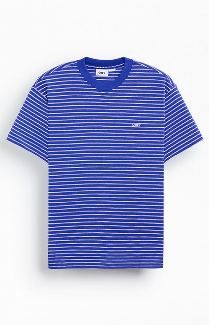 Obey Men's Edwin Striped Short Sleeve T-Shirt - 0097502750037