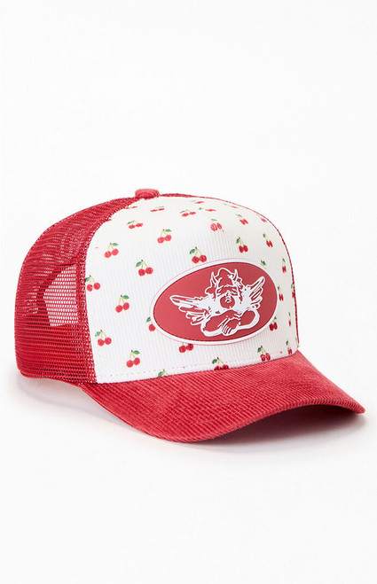 Boys Lie Women's Know How to Pick'em Corduroy Trucker Hat - 0643604280001