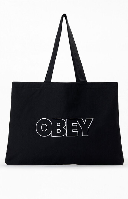 Obey Men's Outline Canvas Tote Bag - 0644502750001