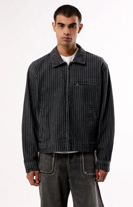 Pacsun Men's Striped Nox Zip Up Jacket - 0201611290001