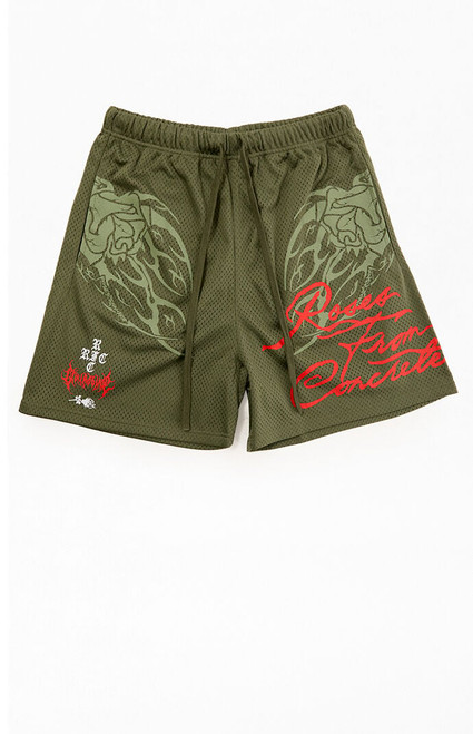 Civil Men's We Came From Concrete Mesh Shorts - 0172460120062