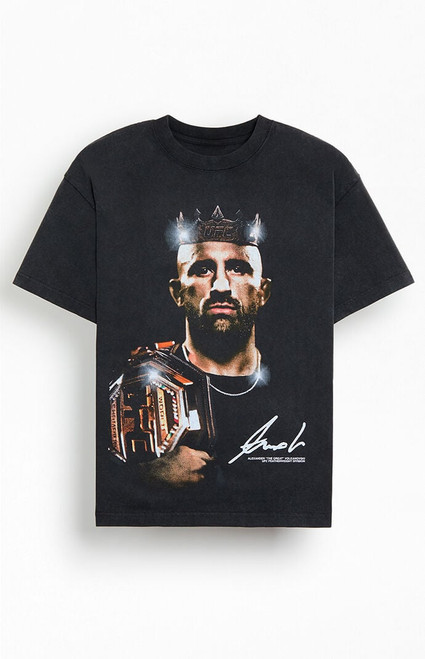 UFC Men's Volkanovski The Great Oversized T-Shirt - 0097603261714