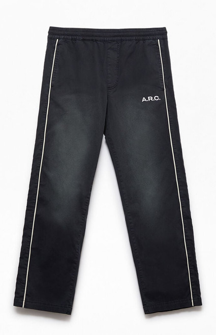 A.R.C. Men's Black Active Vintage Wash Track Pants - 0141611110001