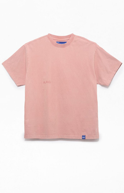 A.R.C. Men's Red Vintage Wash T-Shirt - 0140484260139