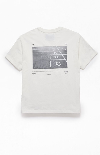 A.R.C. Men's White Track T-Shirt - 0140484260145