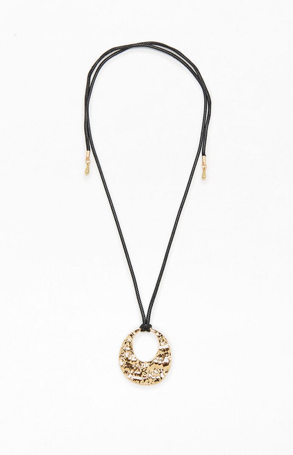 Pacsun Women's Solana Hammered Pendant Necklace - 0656499090029