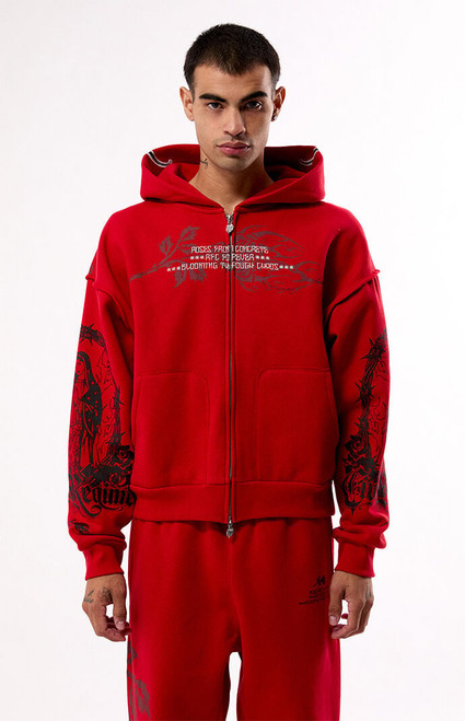 Civil Men's Bloom & Conquer Zip Up Hoodie - 0190460120013