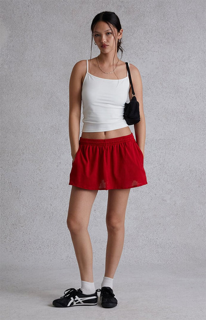 Modern Renewal Women's Basketball Mesh Mini Skirt - 0712488890005
