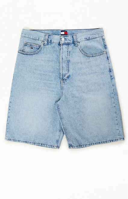 Tommy Jeans Men's Theo Medium Blue Baggy Shorts - 0172514360001