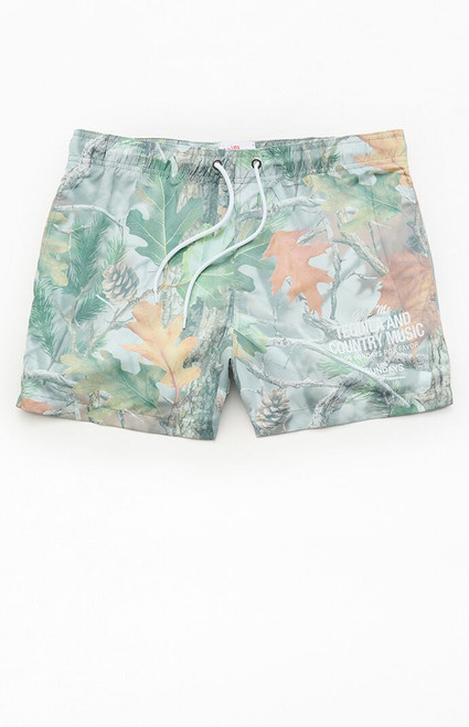 Los Sundays Men's Tequila and Country Music Camo 5" Swim Trunks - 0150522800018