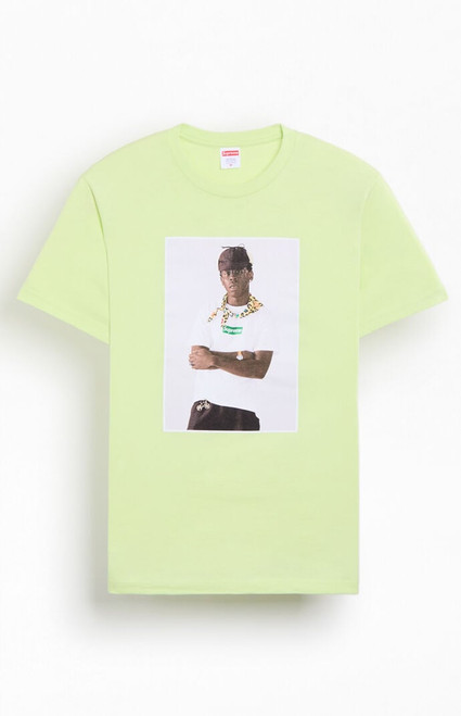 Supreme Men's Mint Tyler The Creator T-Shirt - 0125603441012