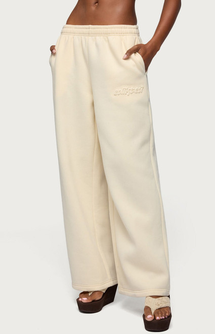 Edikted Women's Totally Logo Sweatpants - 0268609690052