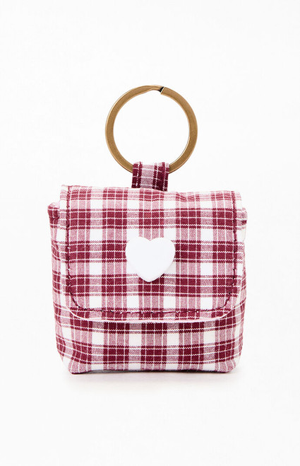 John Galt Women's Plaid Mini Bag Keychain - 0679601600331