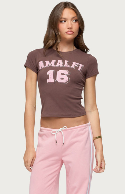 Edikted Women's Amalfi Contrast T-Shirt - 0262609690056