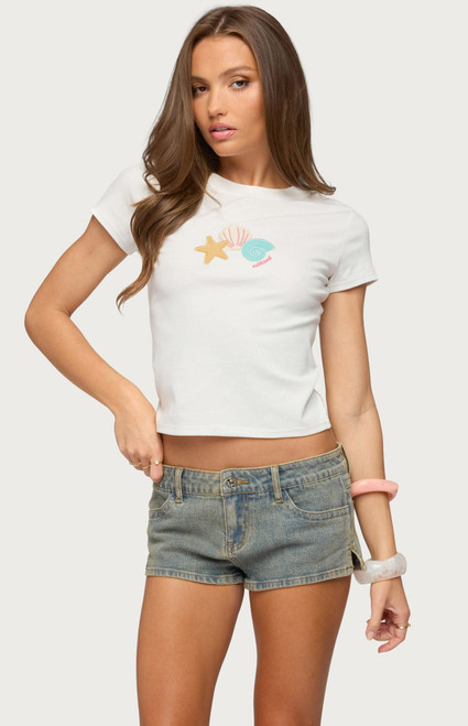Edikted Women's Ocean Club T-Shirt - 0262609690061