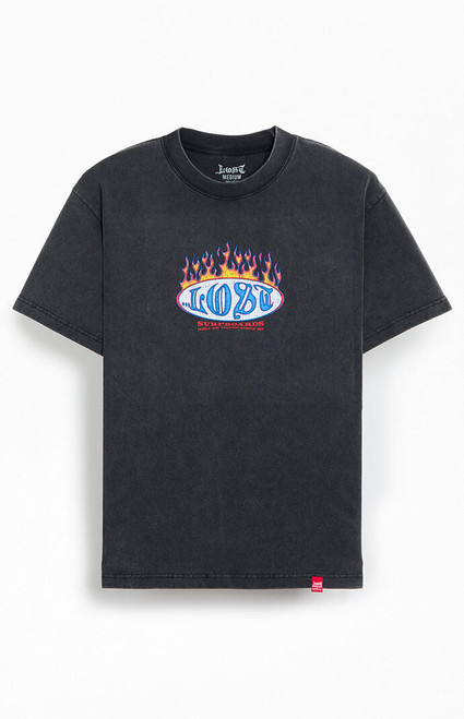 LOST Men's Flamer Logo Boxy T-Shirt - 0097601520015