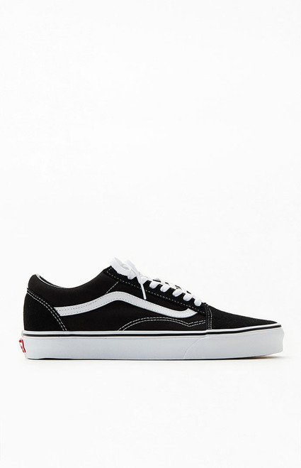 Vans Men's Canvas Old Skool Black & White Shoes - 0530037910117091
