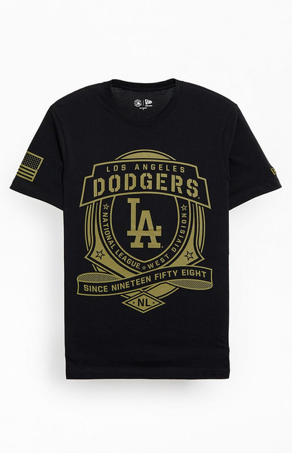 New Era Men's Dodgers Military T-Shirt - 0097514970242