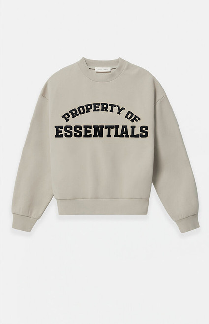 Fear of God ESSENTIALS Men's Seal Property Lounge Crew Neck Sweatshirt - 0192250500905849