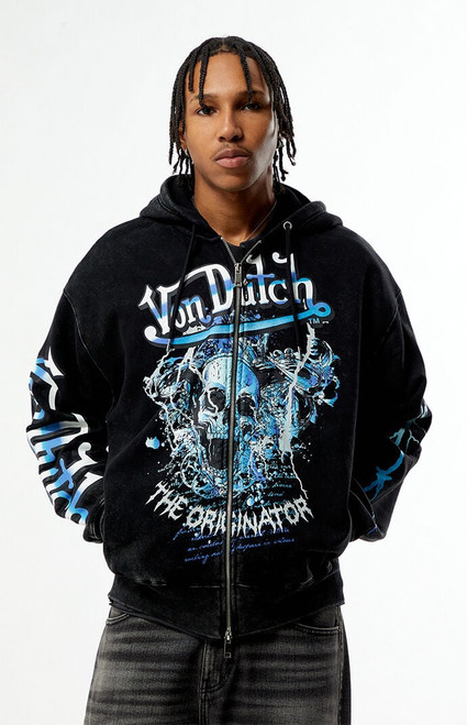 Von Dutch Men's Originator Full Zip Hoodie - 0190513430002