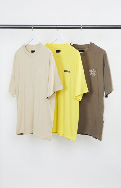 Pacsun Men's 3 Pack Tonal Embroidered T-Shirts - 0120468680693