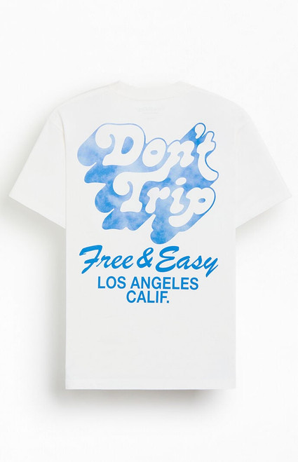 Free & Easy Men's Don't Trip Clouds T-Shirt - 0097610070020