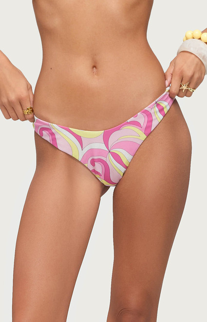 Edikted Women's Meris Abstract Bikini Bottom - 0270609690081
