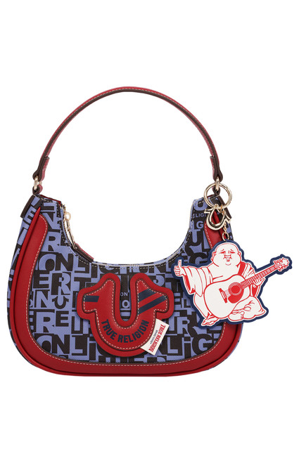 True Religion Women's Graphic Horseshoe Hobo Bag - 0276141730187