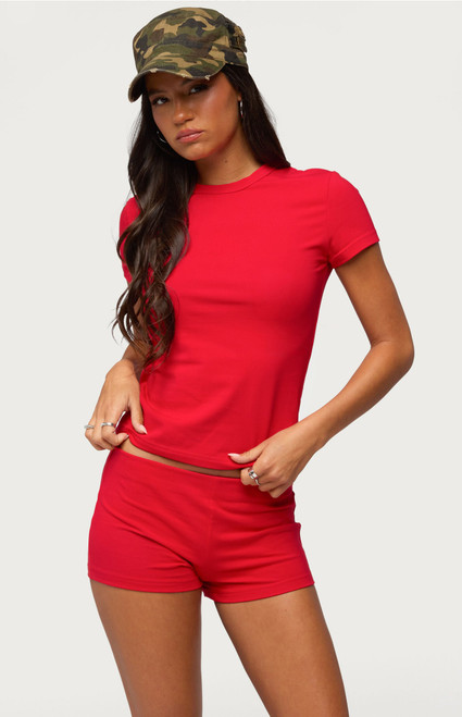 Edikted Women's Briony Fitted T-Shirt - 0262609690079