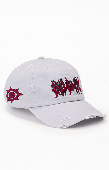 Enemy NYC Men's Distressed Denim Strapback Hat - 0641522800033