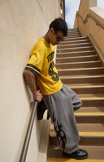 Pacsun Men's Fleece Ultra Baggy Cyber Sweatpants - 0133484260051