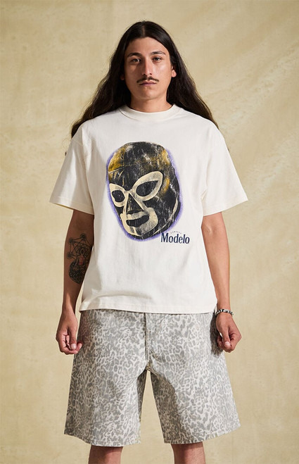 Modelo Men's Luchador Mask T-Shirt - 0097603260966