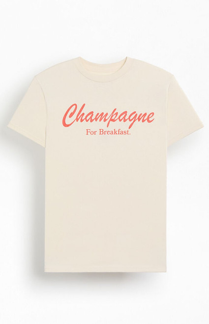 Men's Champagne For Breakfast T-Shirt - 0097611610011