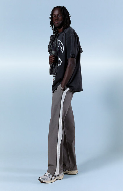 Pacsun Men's Gray Brodie Baggy Track Pants - 0133603430023