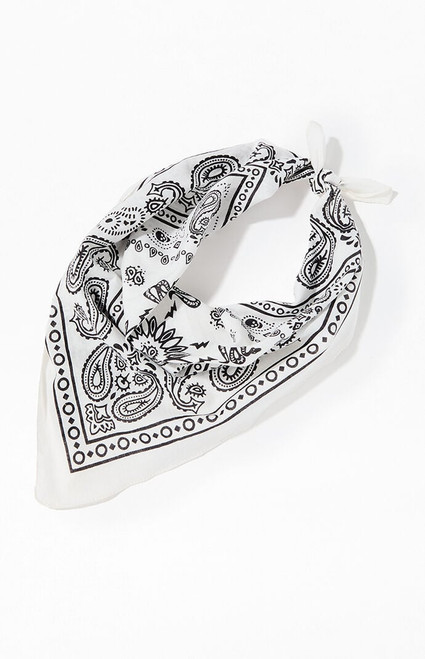 Pacsun Men's Cream Classic Bandana - 0629491390057
