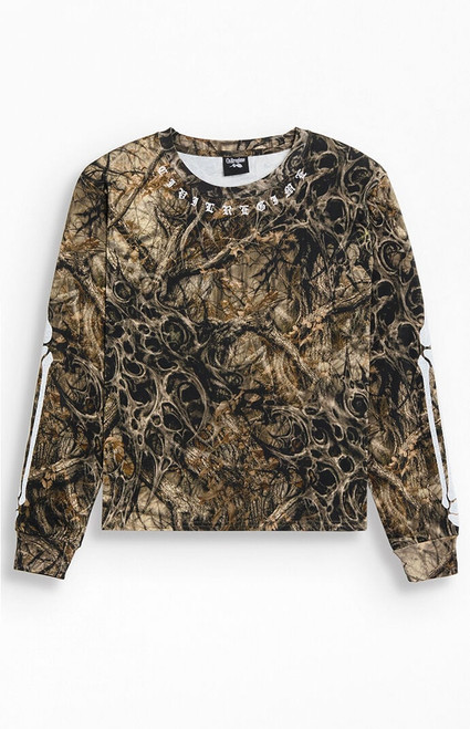 Civil Men's Hostility Camo Long Sleeve T-Shirt - 0103460120031