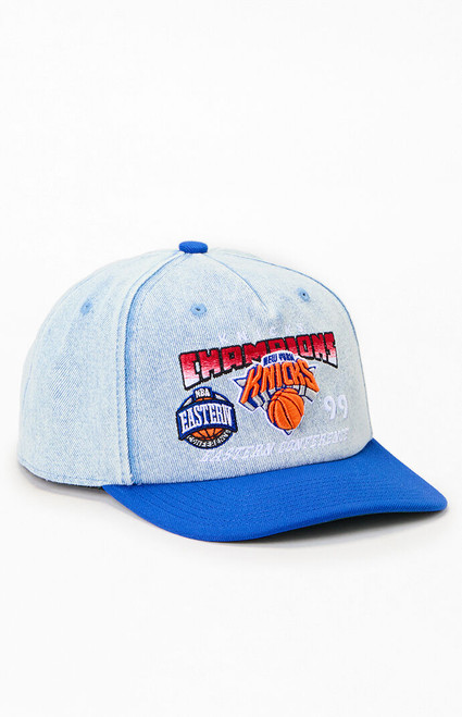 Mitchell & Ness Men's NBA NY Knicks Champions Deadstock Jean Snapback Hat - 0641514810210