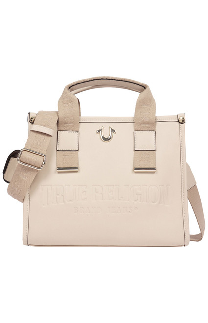 True Religion Women's Brody Smooth Faux Leather Medium Tote Bag - 0276141730200