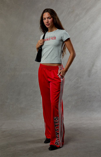 WILD COLLECTIVE Women's Ohio State Track Pants - 0850610230002