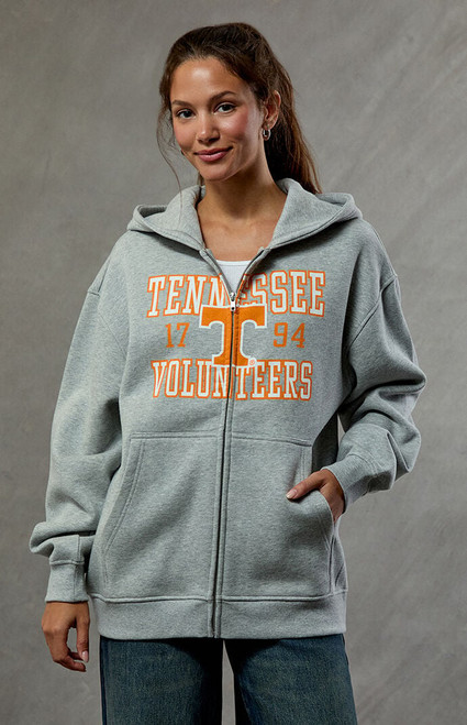 WILD COLLECTIVE Women's Tennessee Volunteers Zip Up Hoodie - 0751610230064