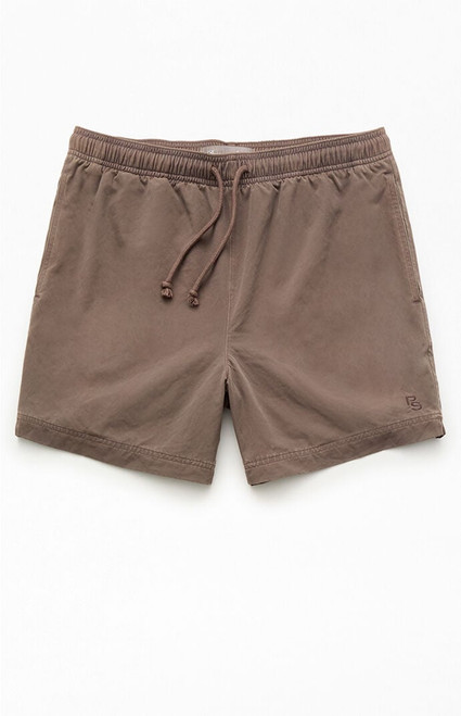 Pacsun Men's Brown Sunny 5.5" Swim Trunks - 0150603490292