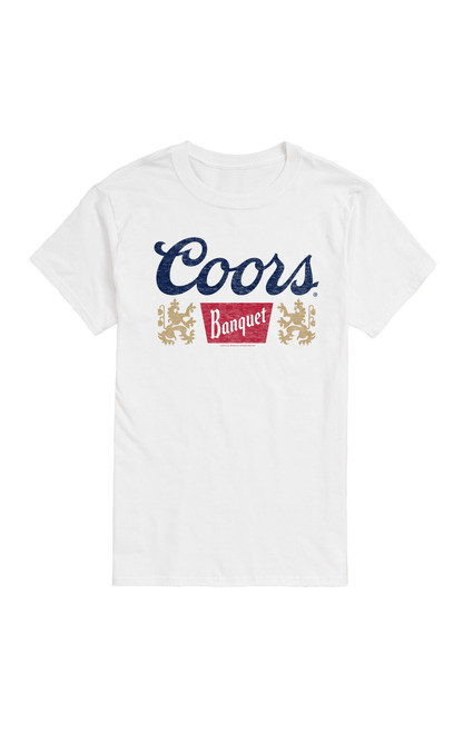 Hybrid Apparel Men's Coors Banquet Three Color Logo T-Shirt - 0230716090016