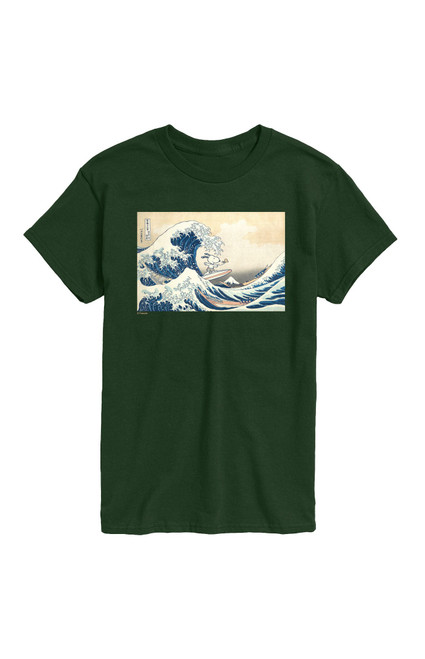 Hybrid Apparel Men's Peanuts Snoopy Great Wave T-Shirt - 0230716090020
